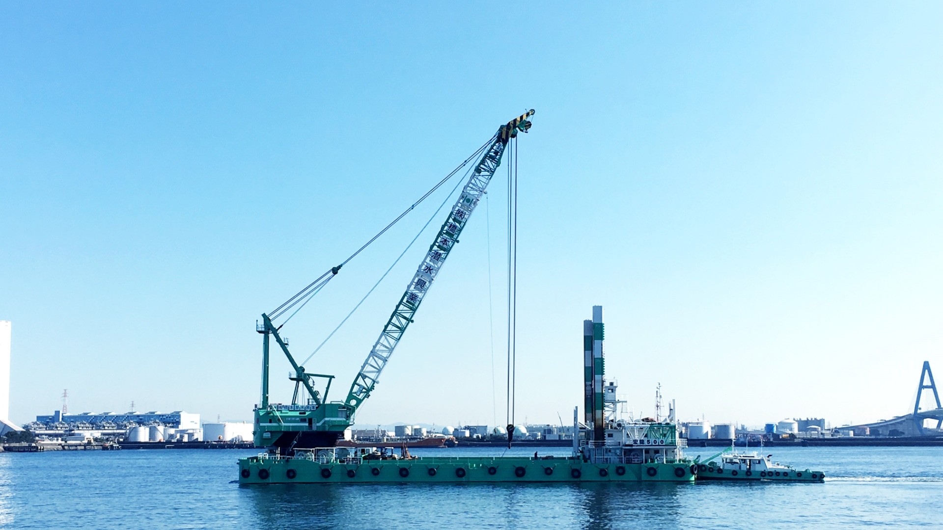 湾岸工事の風景1